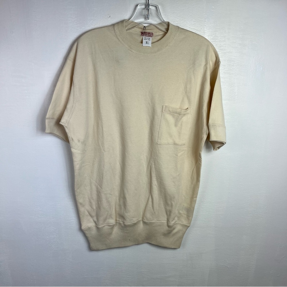 Bronson Waffle Knit Pocket T-Shirt Athletic T Summer Crewneck Short Sleeve XL